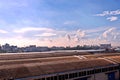 Various panoramic views of the port, piers, terminal and cityline of the Port of Fangcheng, China.