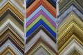 Various picture frames samples Royalty Free Stock Photo