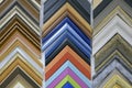 Various picture frames samples Royalty Free Stock Photo