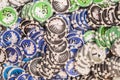 Various poker chips