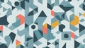Various polygons in shades of blue, teal, and gray, with accents of Royalty Free Stock Photo