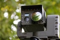 Various professional surveillance cameras infrared, thermal mounted on a Romanian Border Police vehicle