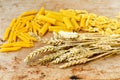 Various raw pasta Royalty Free Stock Photo