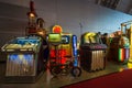 Various retro musical jukeboxes.