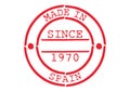 Various Rubber Stamp Made in Spain