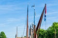 Various Sailboat masts Royalty Free Stock Photo