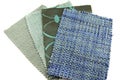 Various samples of fabric choice
