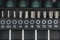 Various screwdriver bits Royalty Free Stock Photo