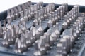 Various screwdriver bits Royalty Free Stock Photo