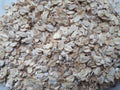 Various seeds. Picturesquely laid out on the table in a different order flakes.