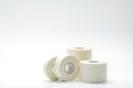 Various size of sport bandage tapes collection