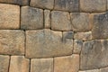 Close-up Detail of Inca Ashlar Wall Precise Stone Block Jointing, Machu Picchu, Peru