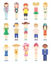 Various Smiling Boys and Girls Graphics