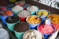 Spices and flavors in street market