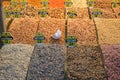 Various spices at the Spice Market in Istanbul.