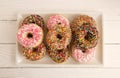 Various Sprinkle Donuts Royalty Free Stock Photo