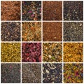 Various teas on the market Royalty Free Stock Photo