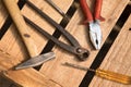 Various tools for work Royalty Free Stock Photo