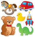 Various toys collection Royalty Free Stock Photo