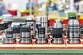 Various type collet quick chuck holder for drill bit or cutting tool drilling and tapping of cnc milling machining center for Royalty Free Stock Photo