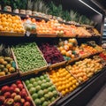 Various type of fresh fruits arrange