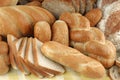 Various types of bread