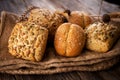 Various types of bread Royalty Free Stock Photo