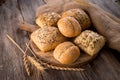 Various types of bread Royalty Free Stock Photo