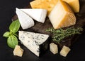 Various types cheese