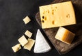 Various types cheese Royalty Free Stock Photo