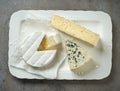 Various types of cheese Royalty Free Stock Photo