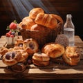 Various types of confectionery, bakery products 3