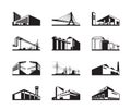 Various types of industrial construction