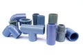 Various types of pipe fittings