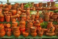 Various types of pottery which are used in nursery or garden making. It is ready in Bangladesh Royalty Free Stock Photo