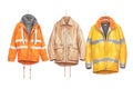 various types of reflective safety jackets