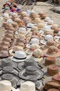 Various types of traditional hats from Colombia.