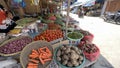 Various types of vegetables sold by traders at Youtefa Kotaraja Market, Jayapura City, Papua