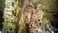 Various Natural Calcite Cave Formations Royalty Free Stock Photo