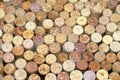 Various used wine corks / selective focus Royalty Free Stock Photo