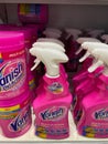 Various `Vanish Oxi Action` products on the shelf of a German supermarket