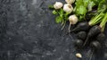 Various vegetables close-up on a table Royalty Free Stock Photo