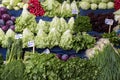 Various vegetables at the market Royalty Free Stock Photo