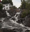 Various Views of Megunticook Falls at Camden, Maine