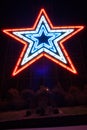 View of the Roanoke Star on top of Mill Mountain, Roanoke, Virginia Royalty Free Stock Photo