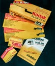 Various Vintage Kodak paper box envelope cartoon Envelope for posting film to Kodak