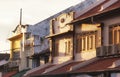 Jonker walk architecture melaka malaysia sunset