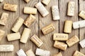 Various wine corks Royalty Free Stock Photo
