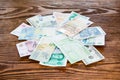 Various World Paper Money background Royalty Free Stock Photo