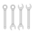 Various wrenches set.